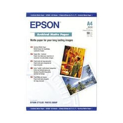 Carta fotografica epson 50 fogli opaca a3 ph.2000p 192 gr [c13s041344]