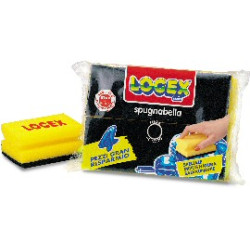 Spugna logex spugnabella con impugnatura 4 pz [782n]