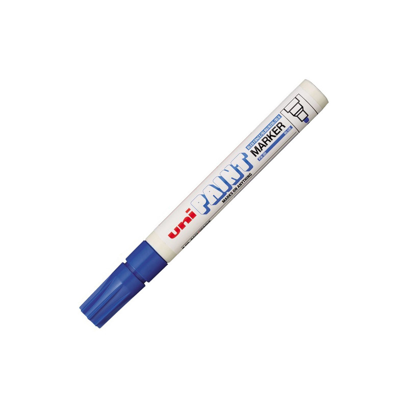 Marcatore uni paint px20 blu p. media a vernice [mpx20b]