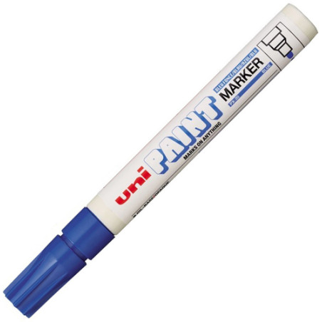 Marcatore uni paint px20 blu p. media a vernice [mpx20b]