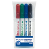 Busta 4 pennarelli a secco tratto memo puntatonda per lavagna [854100]