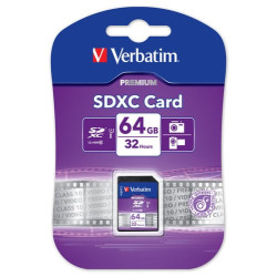 64gb scheda sd verbatim classe 10 [44024]