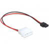Cable adapter delock 4pol.-molex-st.sata 6pin 0,24m [82913]