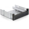 Adattatore hard disk delock per 1x 5,25slim + 1x 2,5/3.5 [47200]