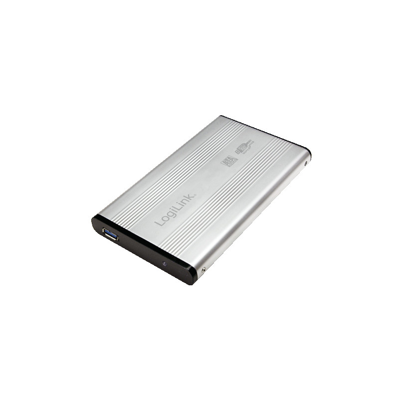 Box hard disk 2,5 logilink usb 3.0/sata silver alu [ua0106a]