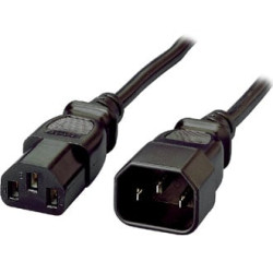 Power cable equip iec c14 - iec c13 st/bu 1,80m bulk [112100]