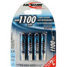 Pila ricaricabile ansmann 4 pz. nimh aaa mini stilo 1100 mah [171094]