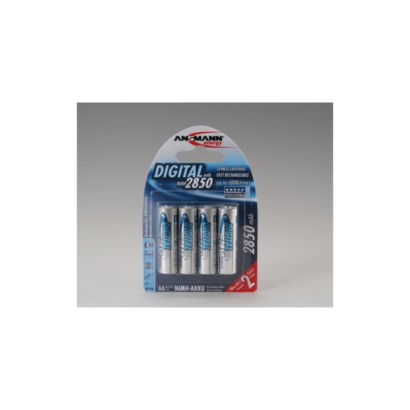 Pila ricaricabile ansmann 4 pz. nimh aa stilo 2850 mah [171108]