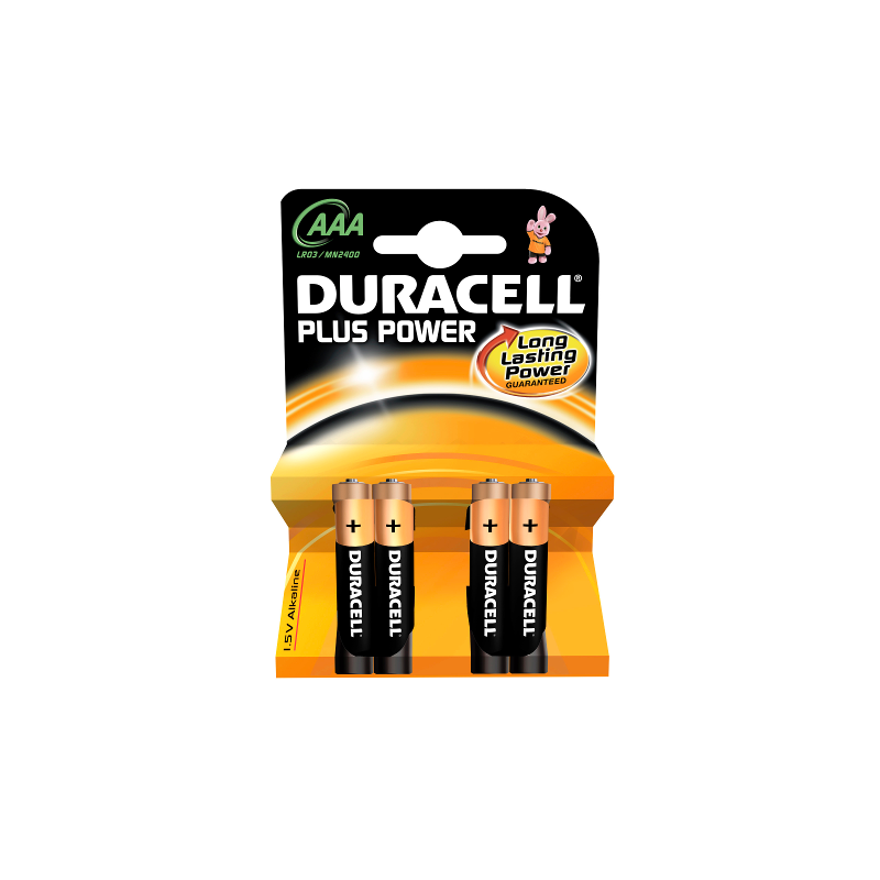 Pila duracell 4 pz. plus aaa mini stilo (mn2400/lr03) [d038141]