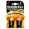 Pila duracell 2 pz. plus c mezzatorcia (mn1400/lr14) baby c 1.5v