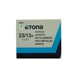 Punti cucitrice etona 10x1000 punti eto23/13 acciaio [0342134101]