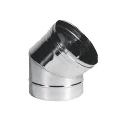 Gomito inox maral settori 45 gradi 15 [maral]