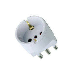 Adattatore 16a+t schuko bianco syntesy 00352 (pz 20) [syntesy ]