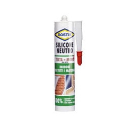 Silicone neutro trasparente ml.300 bostik (pz 12) [bostik ]