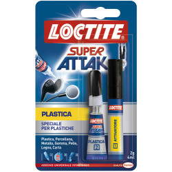 Colla superattak plastica gr. 2+4 loctite (cf 12) [loctite ]