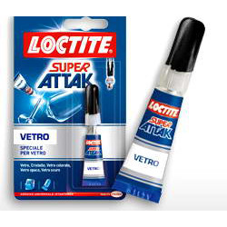 Colla super attak vetro gr. 3 pz 24 [loctite]