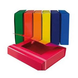 Cartella progetto con elastico starline dorso 7cm verde [507riv-ve]