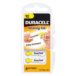 Pila duracell 6 pz. a bottone hearing aid [duracell]