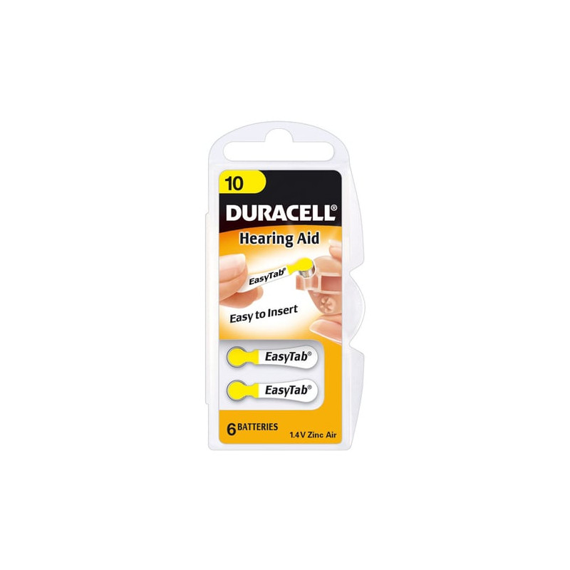 Pila duracell 6 pz. a bottone hearing aid [duracell]