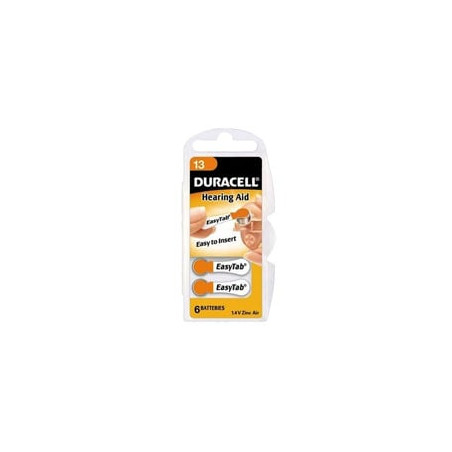 Pila duracell 6 pz. a bottone hearing aid [duracell]