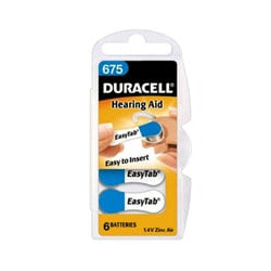 Pila duracell 6 pz. a bottone hearing aid da675 [duracell]