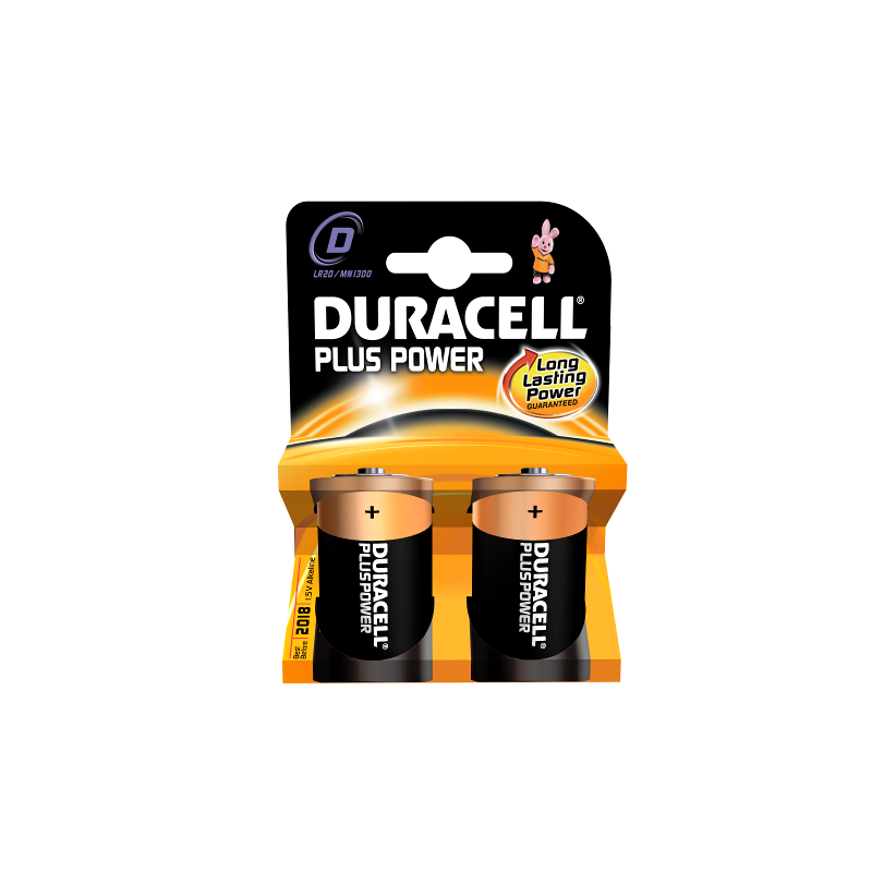 Pila duracell 2 pz. torcia mn1300 [duracell]