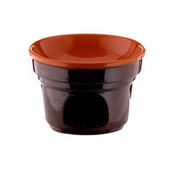 Fornellino terracotta coli' bagna cauda bruna cm.14 [coli]