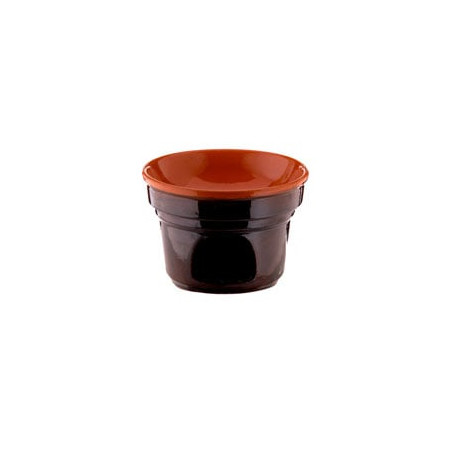 Fornellino terracotta coli' bagna cauda bruna cm.14 [coli]