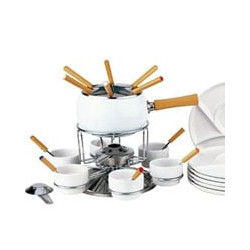 Set fonduta kaufgut smaltata bianca set pz.29 [kaufgut]