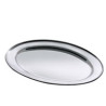 Vassoio in acciaio salvinelli 18/10 ovale cm.50 [salvinelli]