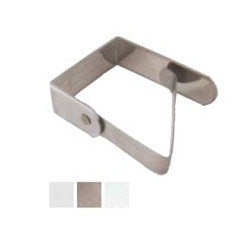 Fermatovaglie giussani rapid stecca bianco (pz 50) [giussanirapi]