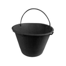 Secchio muratore nero 34 (pz 10) [stamplast ]