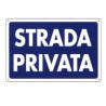 Cartello strada privata 30x 20 plastica [targotimbri ]
