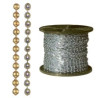 Catena pallini ottone cromato mm.3,60 m.25 [machx ]