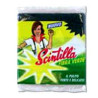 Spugna flacco fibra verde pulizia cucina scintilla (pz 25) [facco]