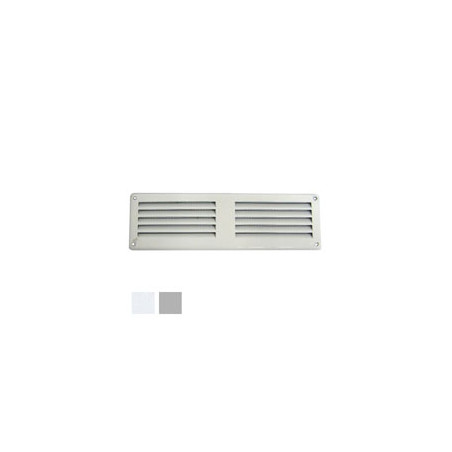 Griglia lamiera 200x 60 rete bianca [laventilazio]