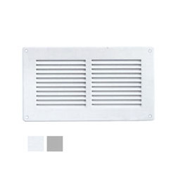 Griglia lamiera 240x140 rete bianca [laventilazio]