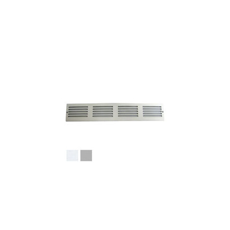 Griglia lamiera 400x 60 rete grigia [laventilazio]