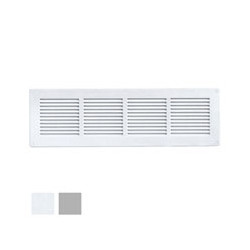 Griglia lamiera 440x140 rete bianca [laventilazio]