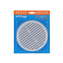 Griglia pl 96 tonda rete 80 bl [laventilazio]
