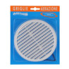 Griglia pl 135 tonda rete 80/125 molle bl [laventilazio]