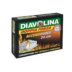 Accendi fuoco diavolina a cubetti doppiaforza pz.24