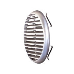 Griglia pl 155 tonda rete 80/145 molle cromata [laventilazio]