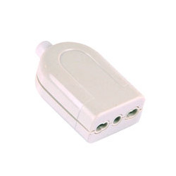 Presa diritta 10/16a+t bianca syntesy 00347 (pz 20) [syntesy ]