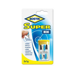 Adesivo super mini universale gr.1 pz.3 bostik [bostik ]