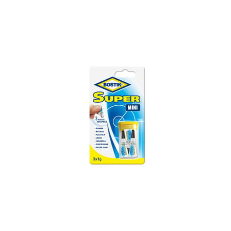 Adesivo super mini universale gr.1 pz.3 bostik [bostik ]