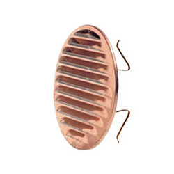 Griglia pl 175 tonda rete 125/160 molle ramata [laventilazio]