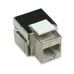 Frutto keystone rj45 cat.6a stp schermato