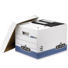 Scatola archivio r-kive con coperchio a ribalta bankers box system