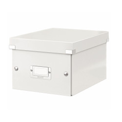 Scatola archivio con maniglie leitz piccola clickstore bianco metal